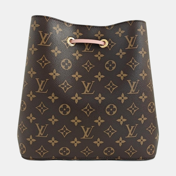 NÉONOÉ MM Monogram Coated Canvas Brown