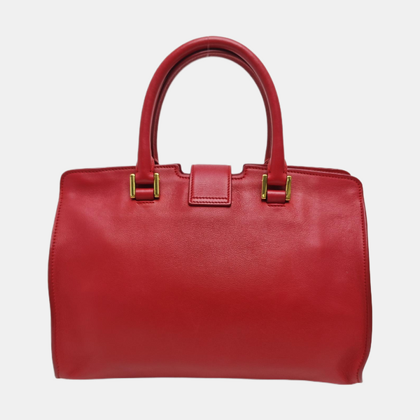 MONOGRAM CABAS Calfskin Red
