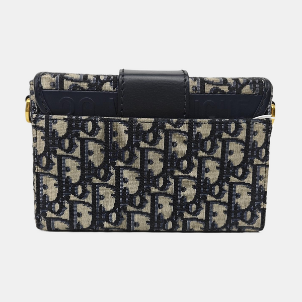 30 Montaigne Oblique Canvas Blue