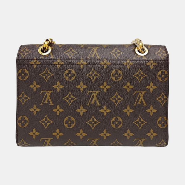 VICTOIRE Monogram Coated Canvas Brown