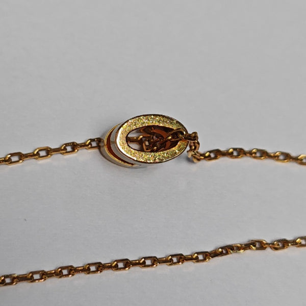 Pop H Metal Rose Gold Necklace