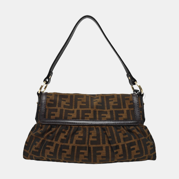 Canvas Shoulder Bag Brown