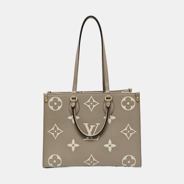 ONTHEGO MM Monogram Calfskin Gray