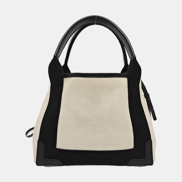 Navy Mini Canvas Beige