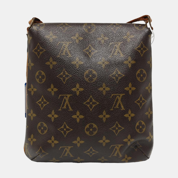 MUSETTE TANGO PM Monogram Coated Canvas Brown