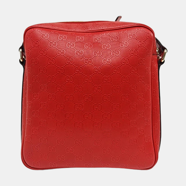 Calfskin Shoulder Bag Red