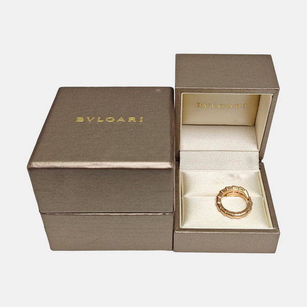 Anillo SERPENTI Oro Rosa de 18k EU 48