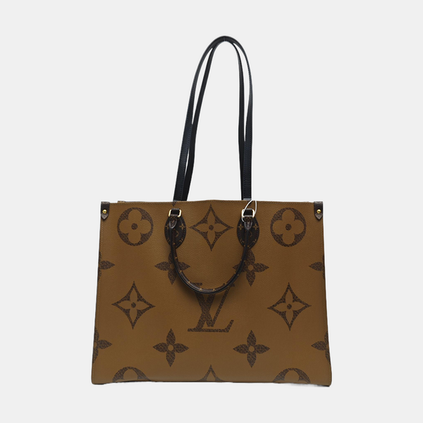 ONTHEGO GM Monogram Coated Canvas Brown