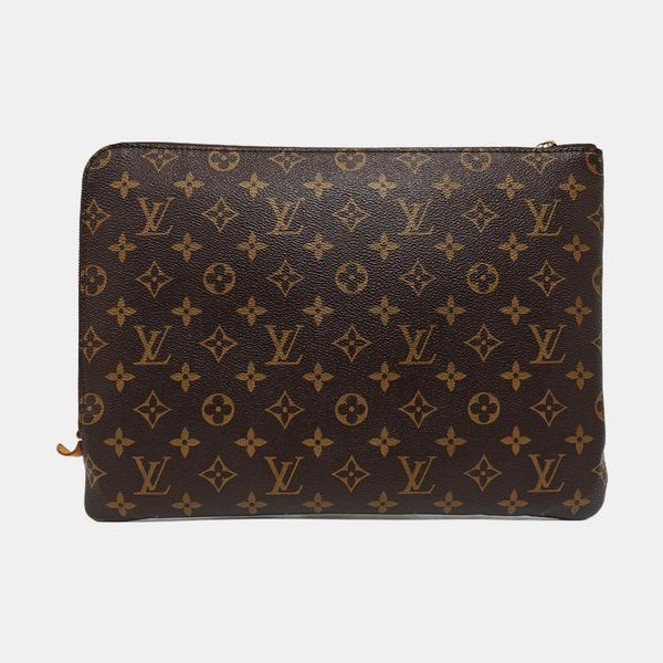 Etui Voyage MM Monogram Coated Canvas Brown