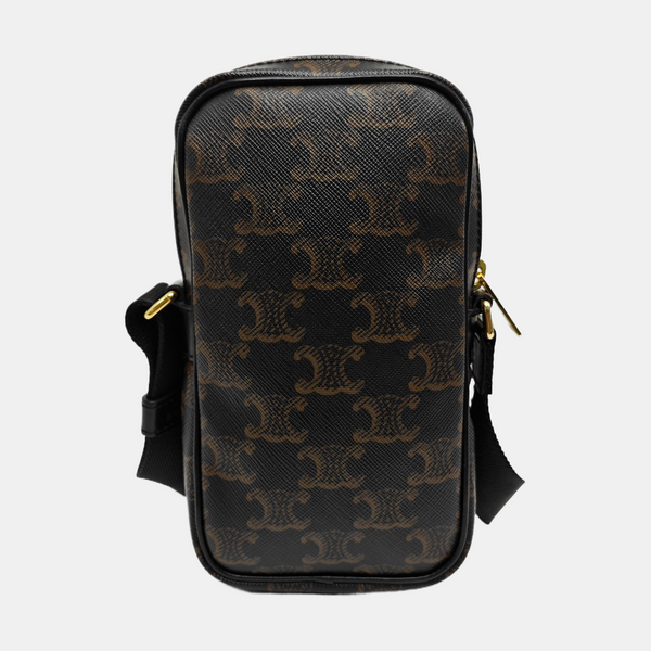 TRIOMPHE CANVAS Mini Coated Canvas Black