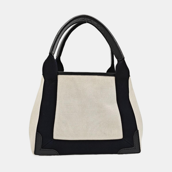 Navy Mini Canvas Beige