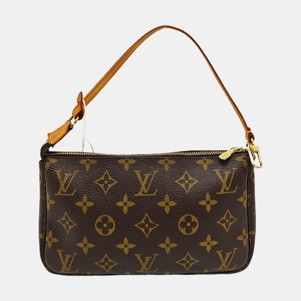 ACCESSOIRES Monogram Coated Canvas Brown