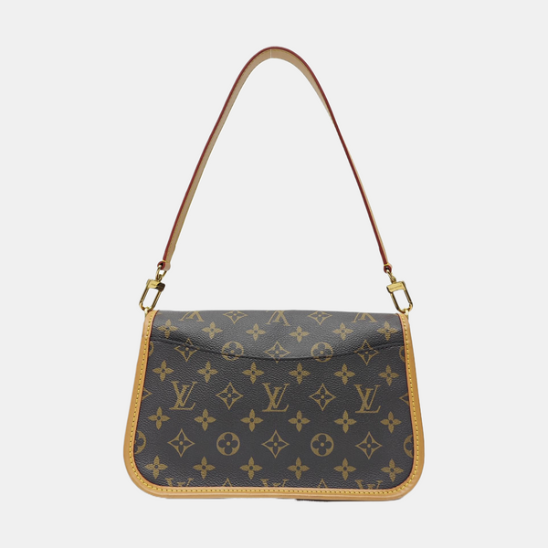 DIANE Monogram Coated Canvas Brown