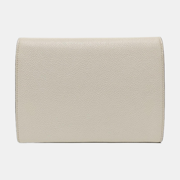 Calfskin Clutch Beige