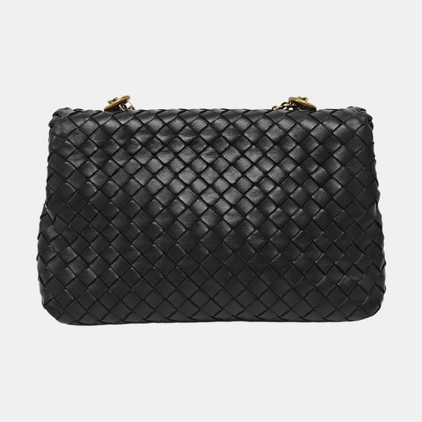 Olimpia Small Calfskin Black