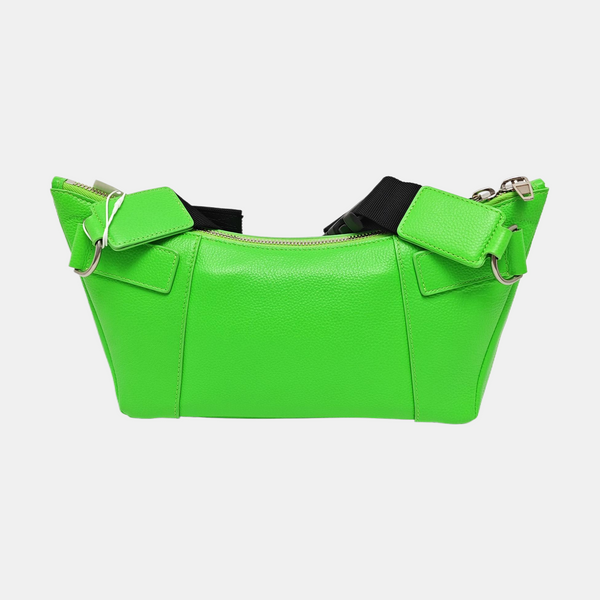 Authenticated pre-owned Hourglass Calfskin Green - Top Handle Bag at Looply