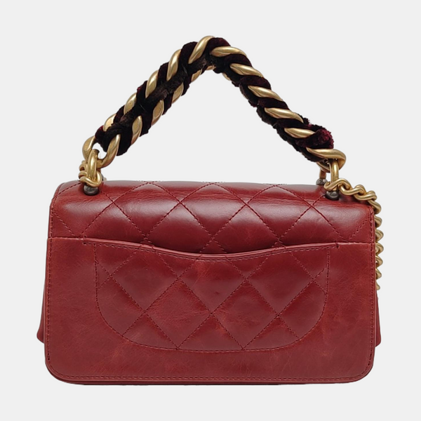 Quilted Calfskin Red