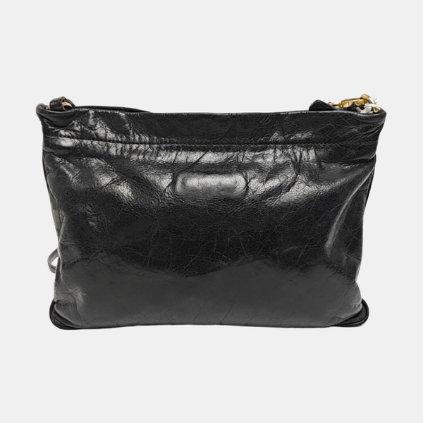 Matelassé Quilted Calfskin Black