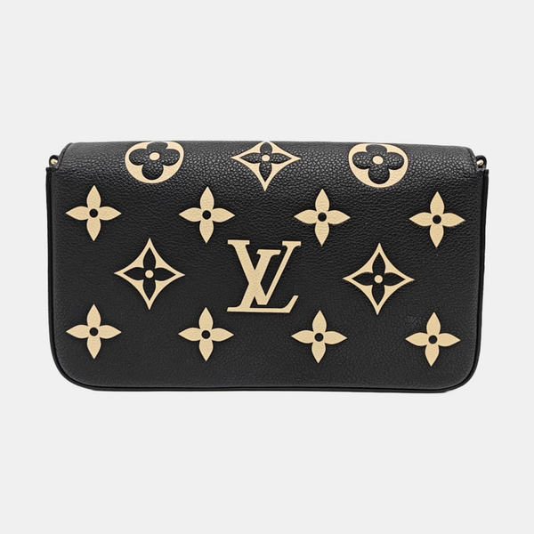 FÉLICIE Monogram Calfskin Black