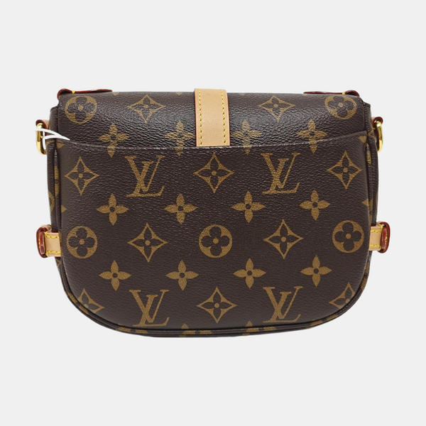 SAUMUR BB Monogram Coated Canvas Brown