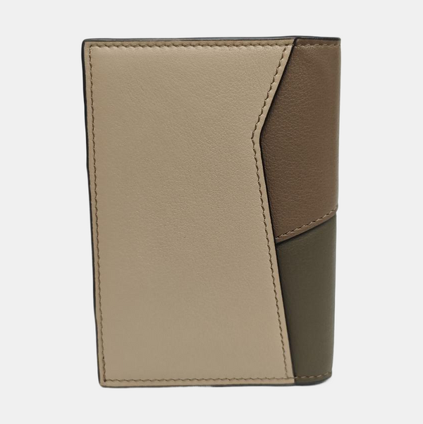 Puzzle Calfskin Multicolor Card Holder