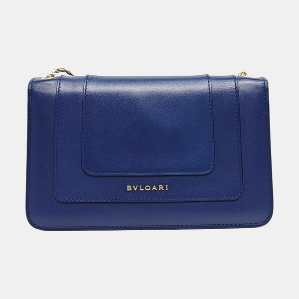 SERPENTI FOREVER Small Quilted Calfskin Blue