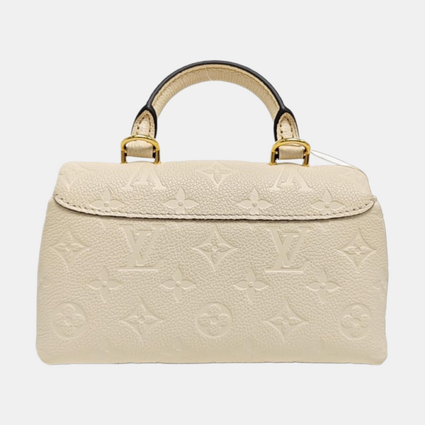 NANO MADELEINE Nano Monogram Calfskin Beige
