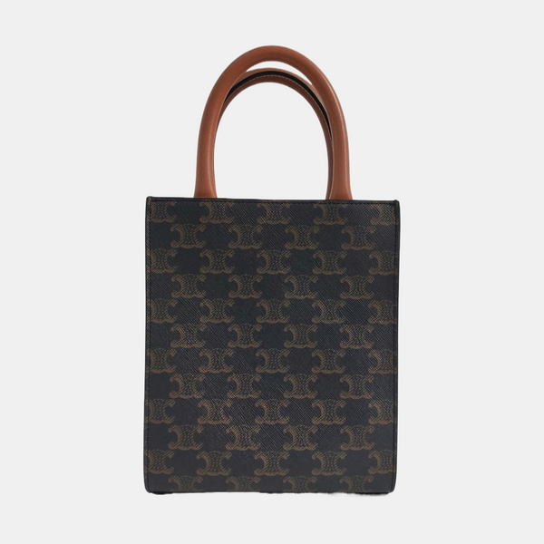 CABAS CELINE Mini Coated Canvas Brown