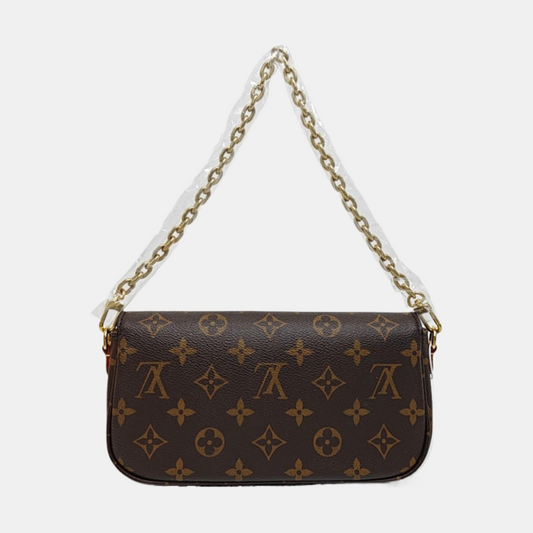 IVY Monogram Coated Canvas Brown