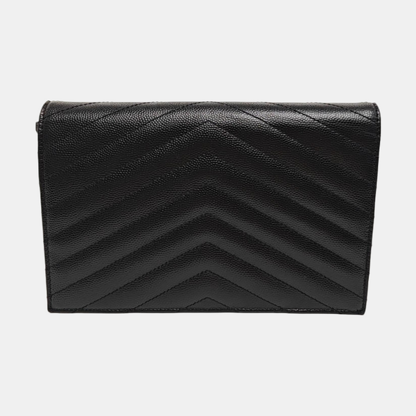 MONOGRAM WOC Chevron Calfskin Black