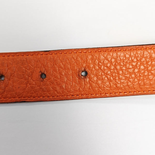 Leather Belt Orange