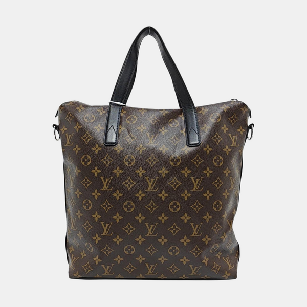 KITAN Monogram Coated Canvas Brown