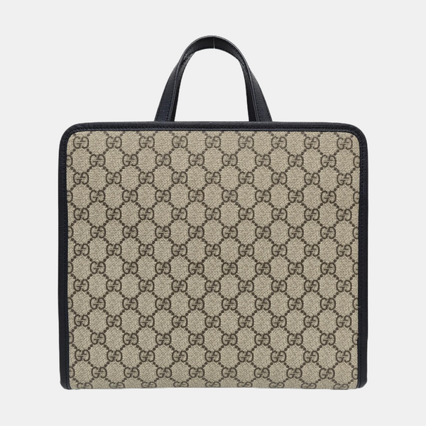 Children’s GG Bucket Monogram Coated Canvas Beige