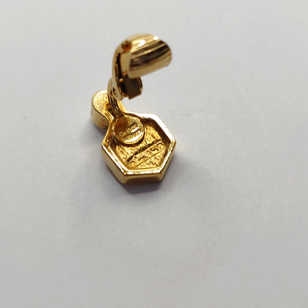 Metal Gold Clip On Earrings