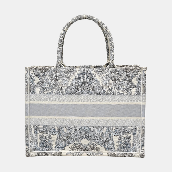 Book Tote Medium Canvas Blue