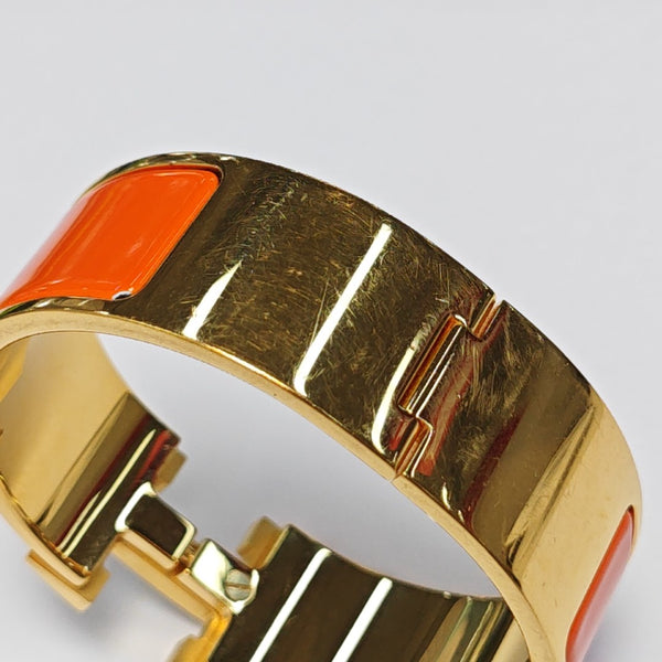 Clic Clac H Metal Gold Bangle