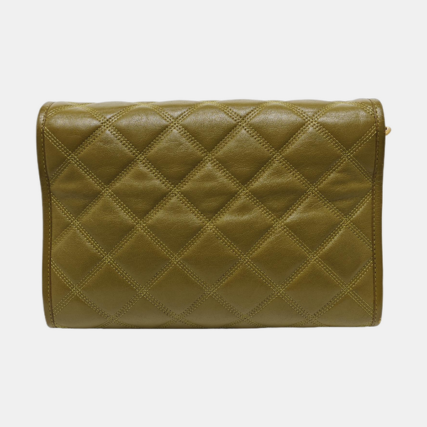 BECKY Mini Quilted Lambskin Green