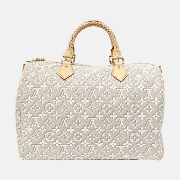 SPEEDY SOFT 30 Monogram Fabric Beige