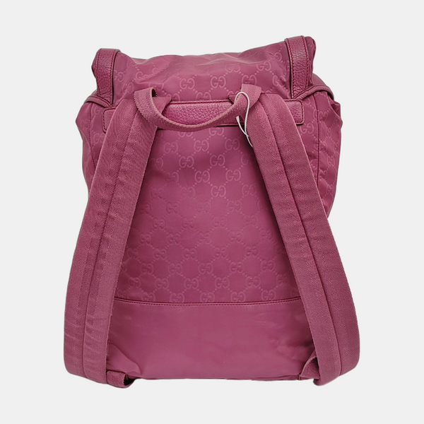 Monogram Nylon Backpack Purple