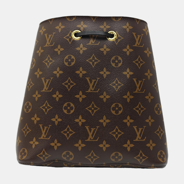 NÉONOÉ MM Monogram Coated Canvas Brown