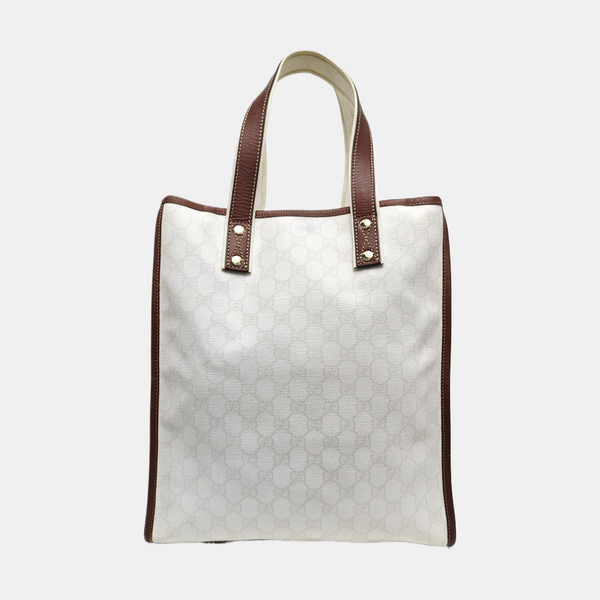 Monogram Coated Canvas White