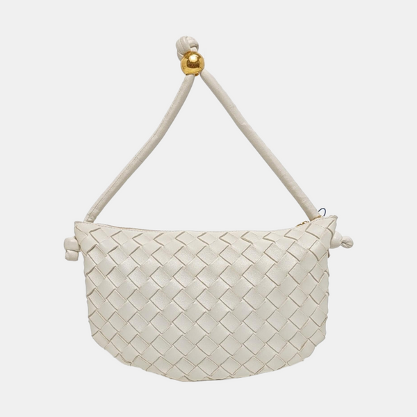 Lambskin Shoulder Bag White