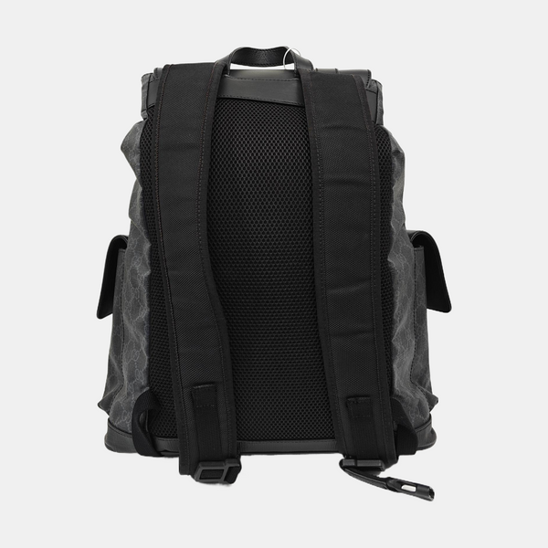 GG Supreme Monogram Coated Canvas Black