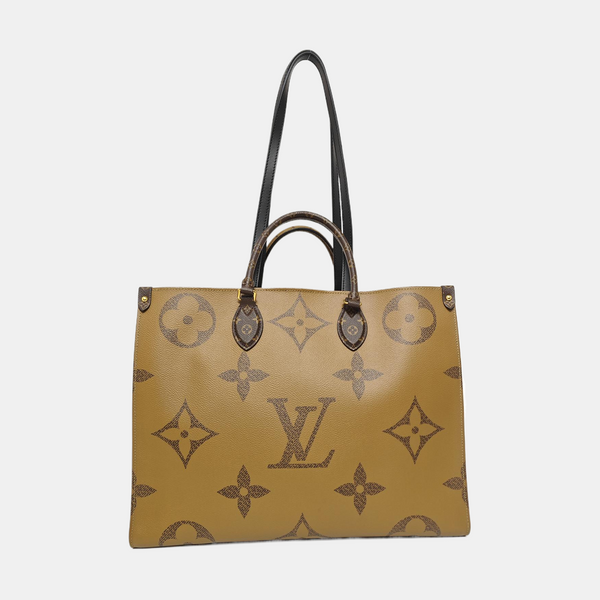 ONTHEGO GM Monogram Coated Canvas Brown