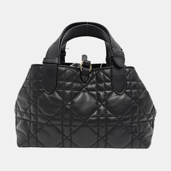 Toujours Small Cannage Calfskin Black