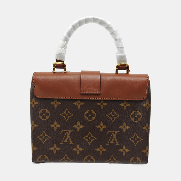 LOCKY BB Monogram Coated Canvas Brown