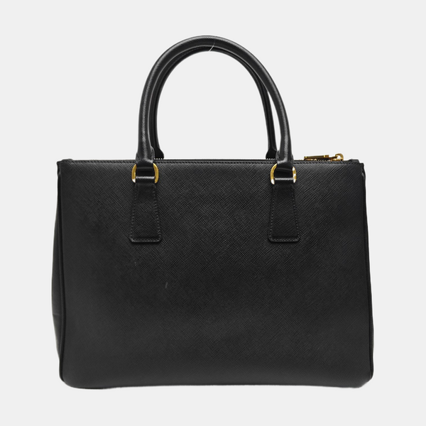 Galleria Medium Saffiano Calfskin Black