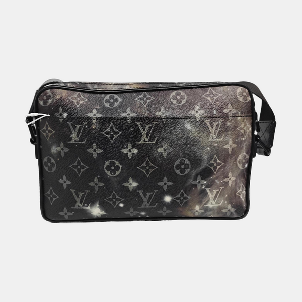 ALPHA Monogram Coated Canvas Gray