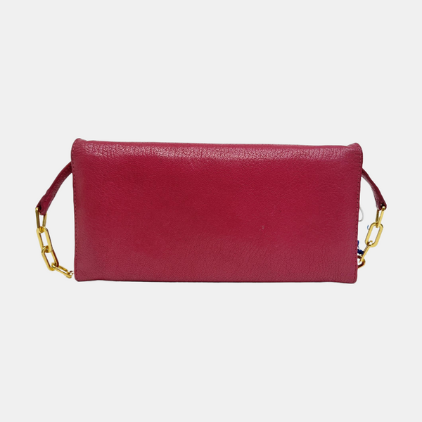 Calfskin Shoulder Bag Red