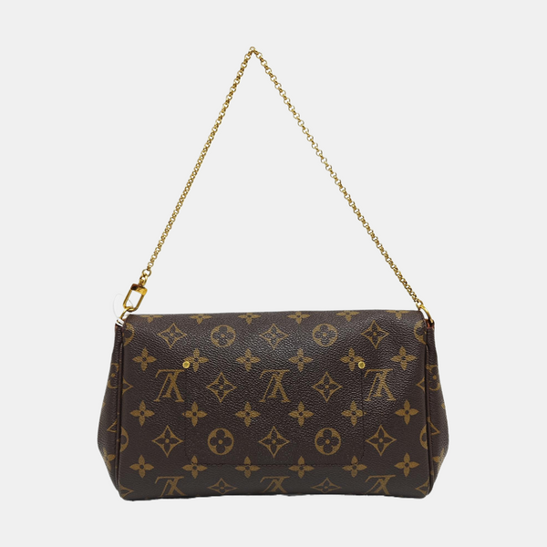 FAVORITE MM Monogram Coated Canvas Brown